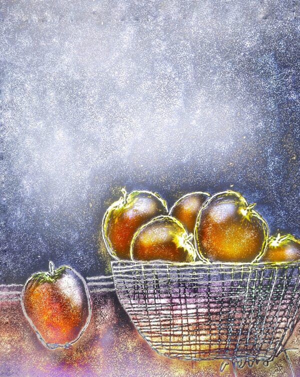 Golden Apples - Original Drawing/Photo digitally processed by Agata Gabryszak